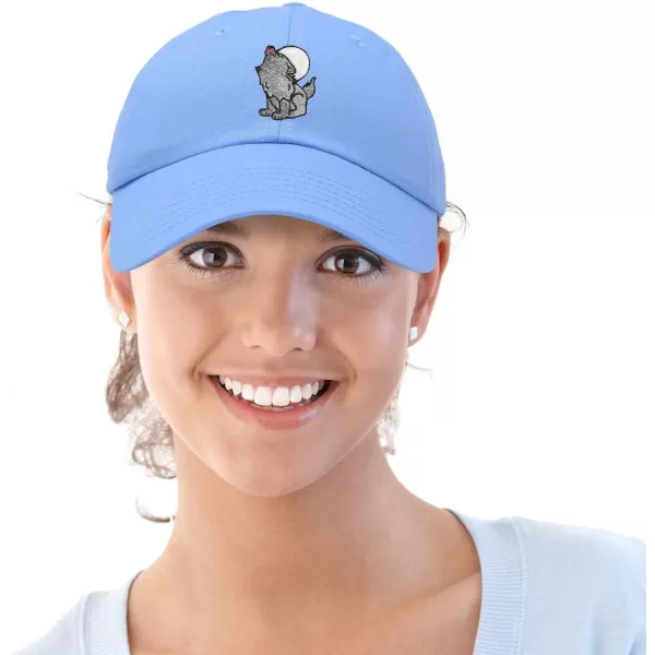 DALIX Howling Wolf Embroidered Baseball Dad Cap
