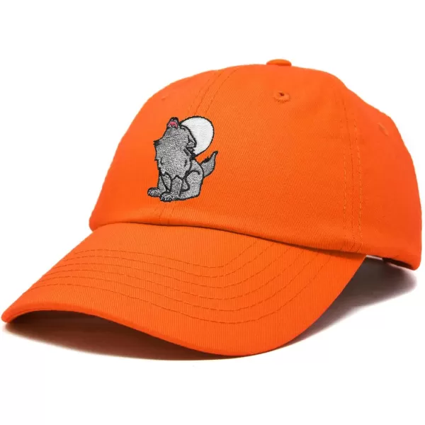 DALIX Howling Wolf Embroidered Baseball Dad Cap