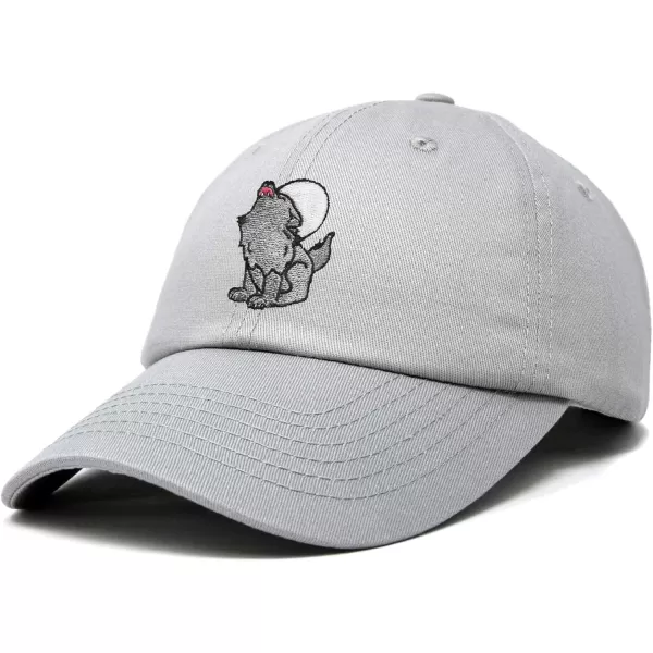 DALIX Howling Wolf Embroidered Baseball Dad Cap