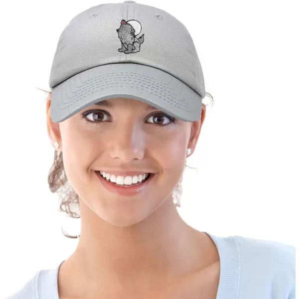 DALIX Howling Wolf Embroidered Baseball Dad Cap
