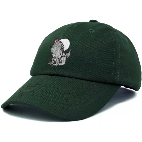 DALIX Howling Wolf Embroidered Baseball Dad Cap