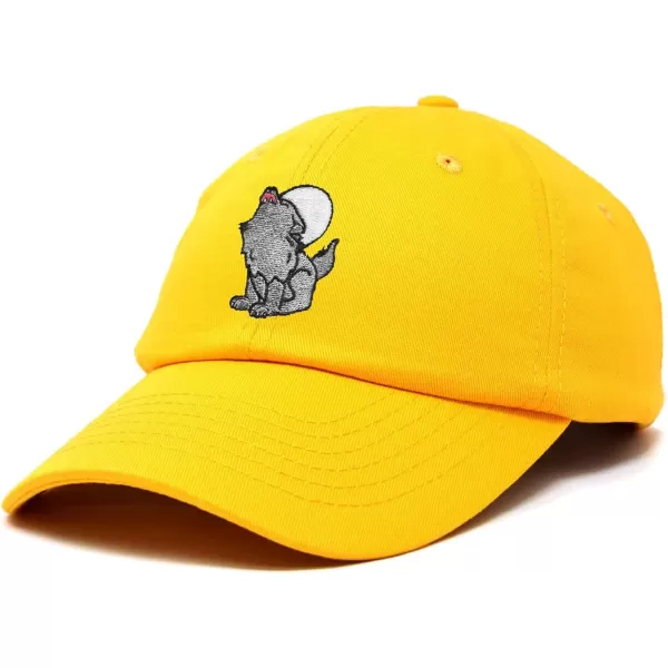 DALIX Howling Wolf Embroidered Baseball Dad Cap