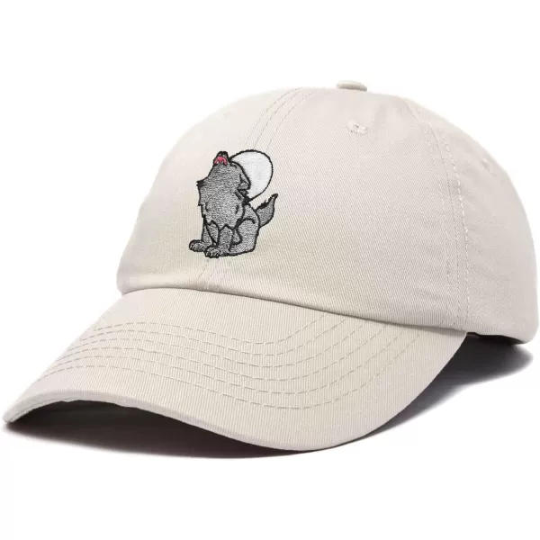 DALIX Howling Wolf Embroidered Baseball Dad Cap