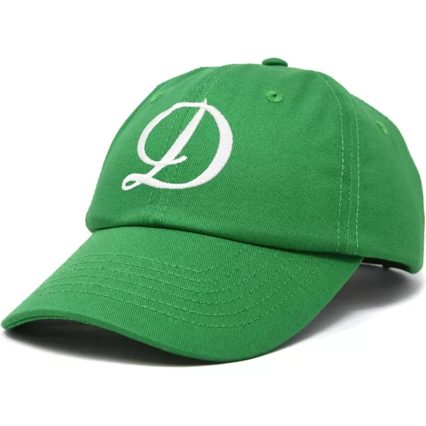 DALIX Initial Hat Letter D Womens Baseball Cap Monogram Cursive Embroider