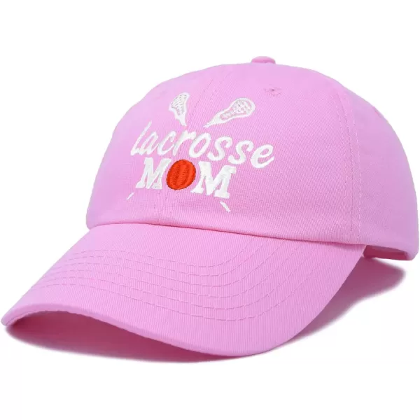 DALIX Lacrosse Mom Hat Women's Baseball Caps Unstructured Dad Hats