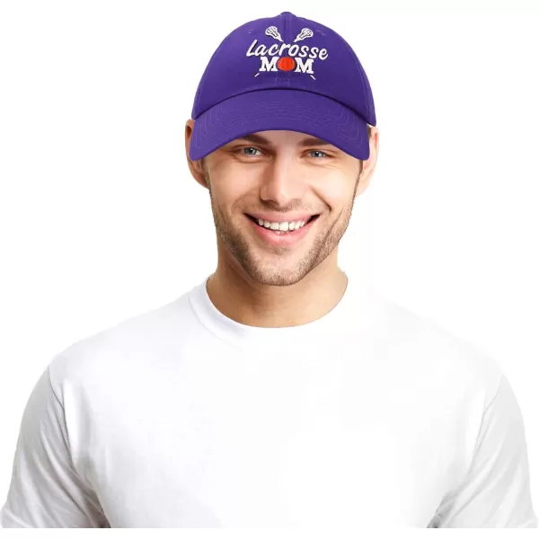 DALIX Lacrosse Mom Hat Women's Baseball Caps Unstructured Dad Hats