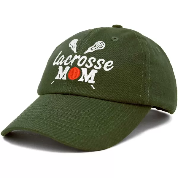 DALIX Lacrosse Mom Hat Women's Baseball Caps Unstructured Dad Hats
