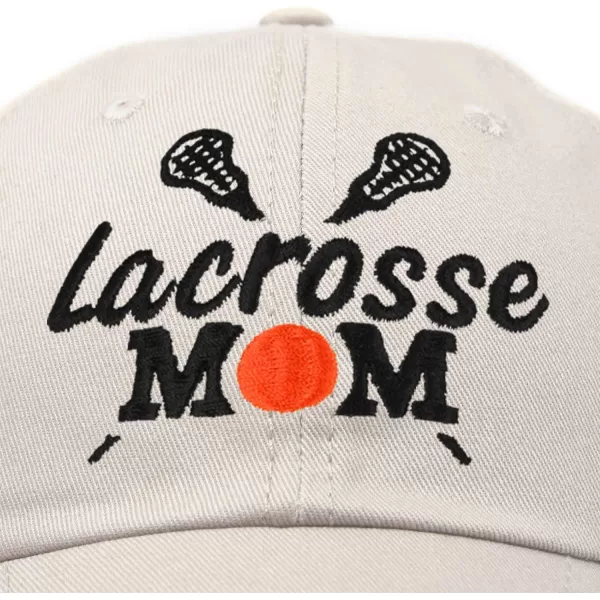 DALIX Lacrosse Mom Hat Women's Baseball Caps Unstructured Dad Hats