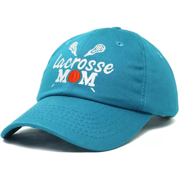 DALIX Lacrosse Mom Hat Women's Baseball Caps Unstructured Dad Hats