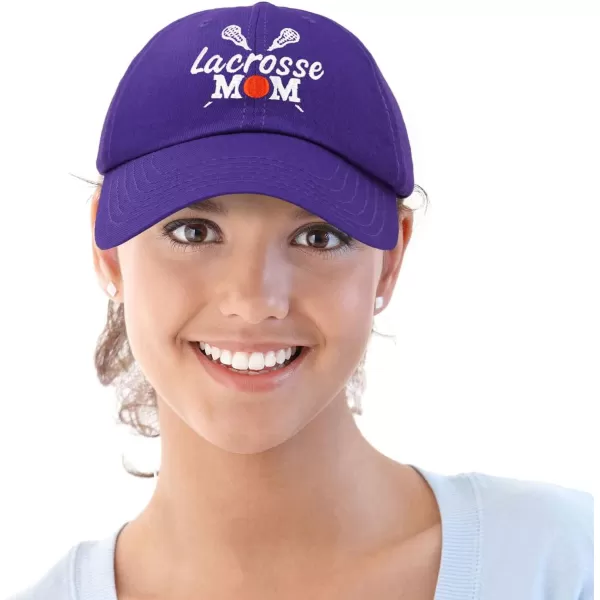 DALIX Lacrosse Mom Hat Women's Baseball Caps Unstructured Dad Hats