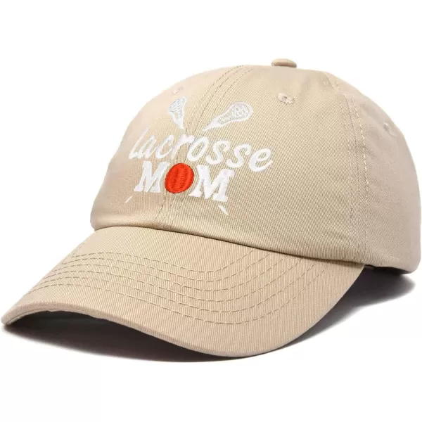 DALIX Lacrosse Mom Hat Women's Baseball Caps Unstructured Dad Hats