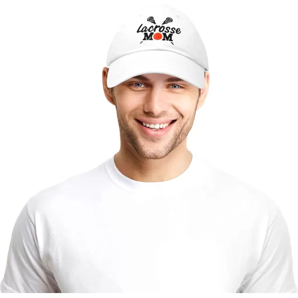 DALIX Lacrosse Mom Hat Women's Baseball Caps Unstructured Dad Hats