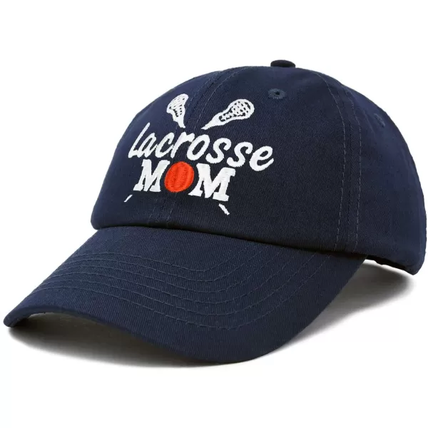 DALIX Lacrosse Mom Hat Women's Baseball Caps Unstructured Dad Hats