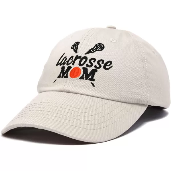 DALIX Lacrosse Mom Hat Women's Baseball Caps Unstructured Dad Hats