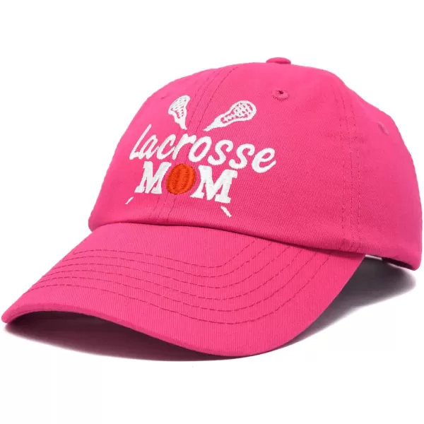 DALIX Lacrosse Mom Hat Women's Baseball Caps Unstructured Dad Hats