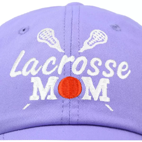 DALIX Lacrosse Mom Hat Women's Baseball Caps Unstructured Dad Hats