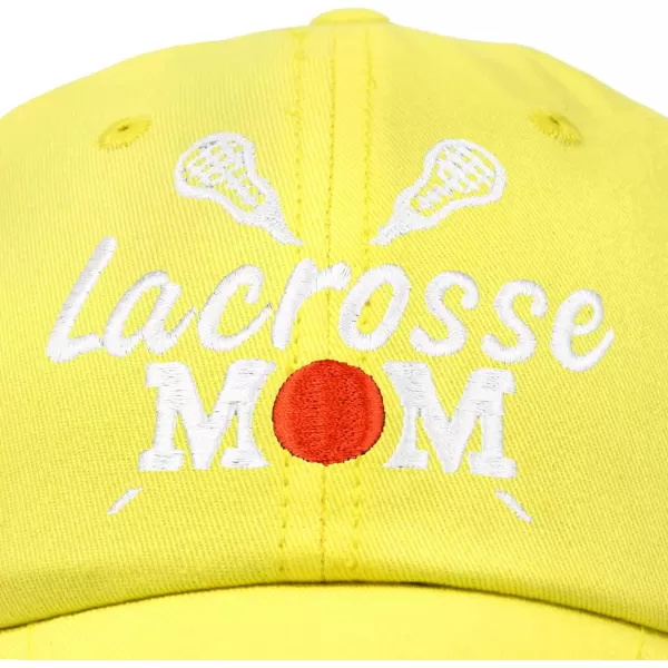 DALIX Lacrosse Mom Hat Women's Baseball Caps Unstructured Dad Hats