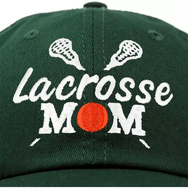 DALIX Lacrosse Mom Hat Women's Baseball Caps Unstructured Dad Hats