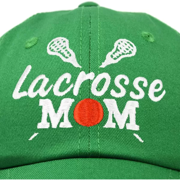 DALIX Lacrosse Mom Hat Women's Baseball Caps Unstructured Dad Hats