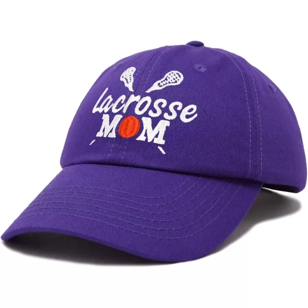 DALIX Lacrosse Mom Hat Women's Baseball Caps Unstructured Dad Hats