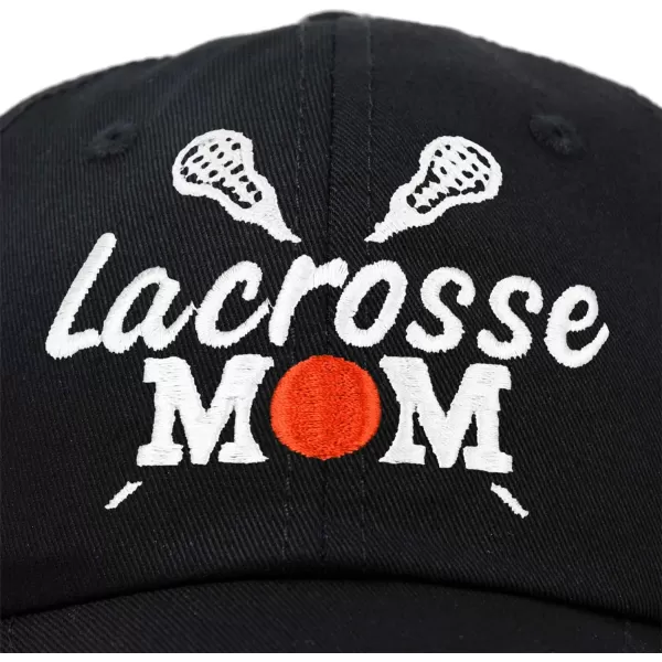 DALIX Lacrosse Mom Hat Women's Baseball Caps Unstructured Dad Hats