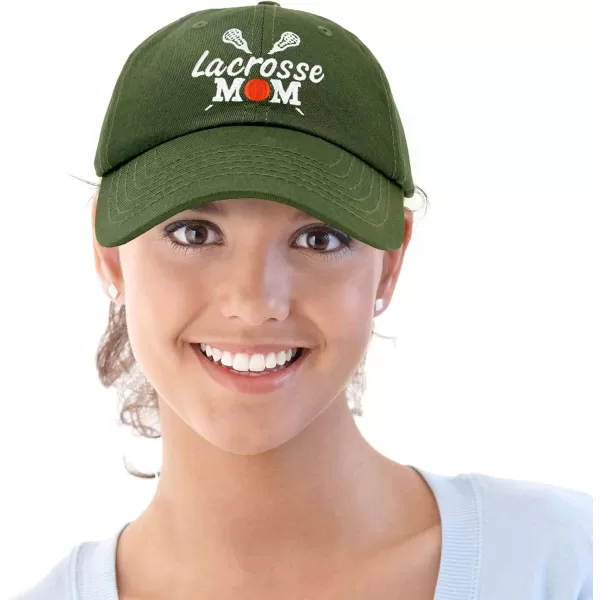 DALIX Lacrosse Mom Hat Women's Baseball Caps Unstructured Dad Hats