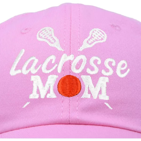 DALIX Lacrosse Mom Hat Women's Baseball Caps Unstructured Dad Hats