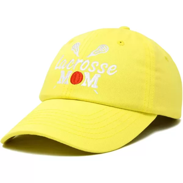 DALIX Lacrosse Mom Hat Women's Baseball Caps Unstructured Dad Hats