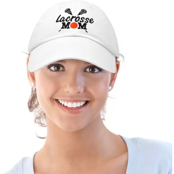 DALIX Lacrosse Mom Hat Women's Baseball Caps Unstructured Dad Hats