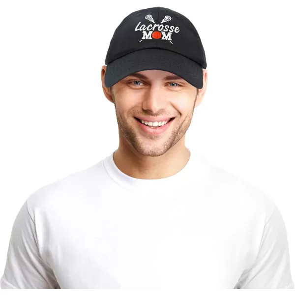 DALIX Lacrosse Mom Hat Women's Baseball Caps Unstructured Dad Hats