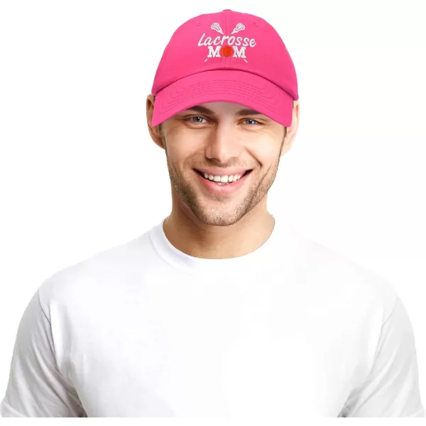 DALIX Lacrosse Mom Hat Women's Baseball Caps Unstructured Dad Hats