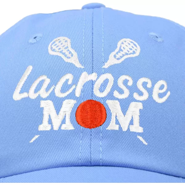 DALIX Lacrosse Mom Hat Women's Baseball Caps Unstructured Dad Hats