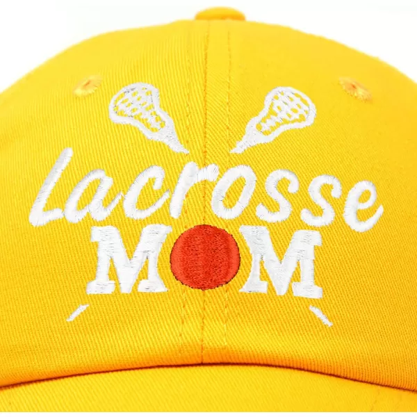 DALIX Lacrosse Mom Hat Women's Baseball Caps Unstructured Dad Hats