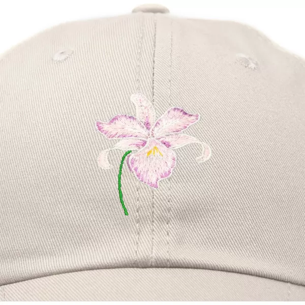 DALIX Orchid Hat Womens Floral Baseball Cap