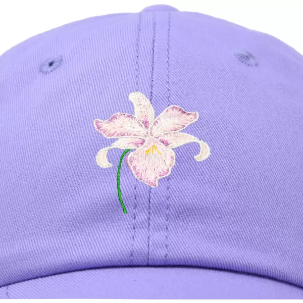 DALIX Orchid Hat Womens Floral Baseball Cap