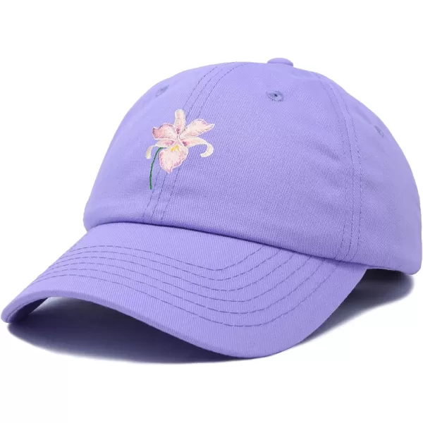 DALIX Orchid Hat Womens Floral Baseball Cap
