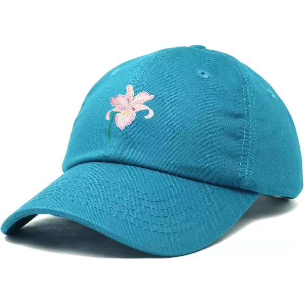 DALIX Orchid Hat Womens Floral Baseball Cap