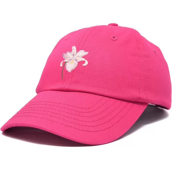 DALIX Orchid Hat Womens Floral Baseball Cap