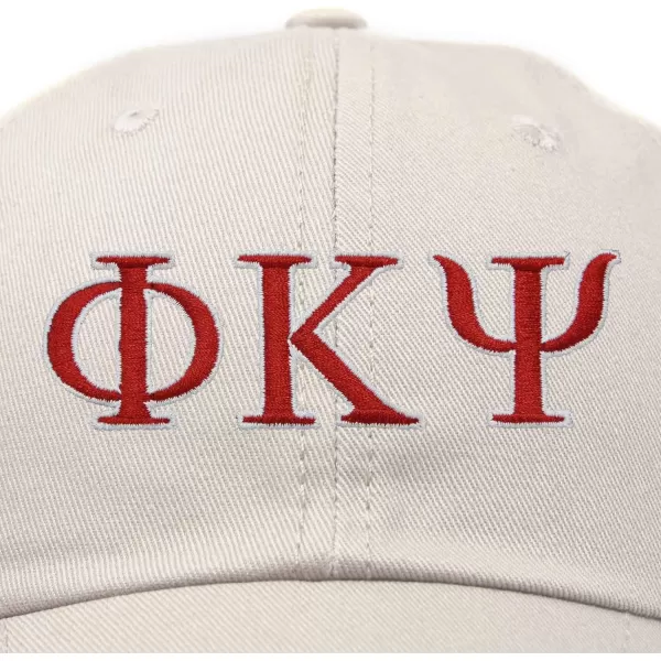 DALIX Phi Kappa Psi Greek Letters Ball Cap Embroidered Hat