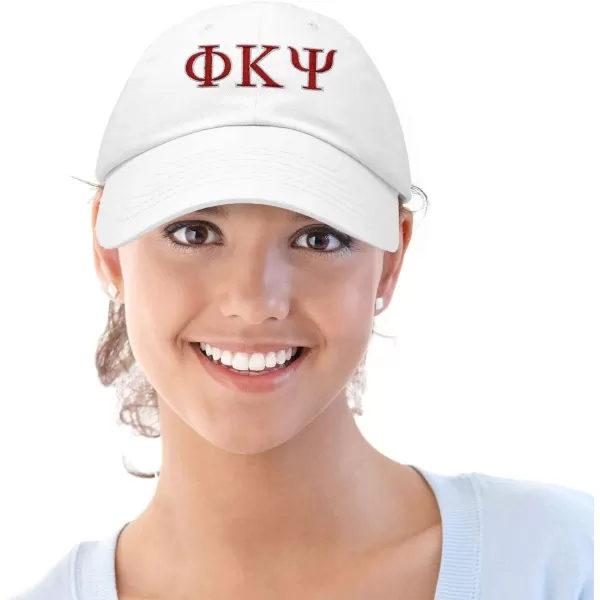 DALIX Phi Kappa Psi Greek Letters Ball Cap Embroidered Hat
