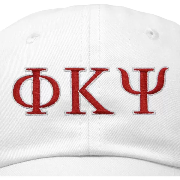 DALIX Phi Kappa Psi Greek Letters Ball Cap Embroidered Hat