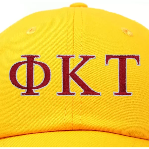 DALIX Phi Kappa Tau Greek Letters Ball Cap Embroidered Hat