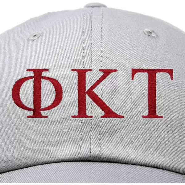 DALIX Phi Kappa Tau Greek Letters Ball Cap Embroidered Hat