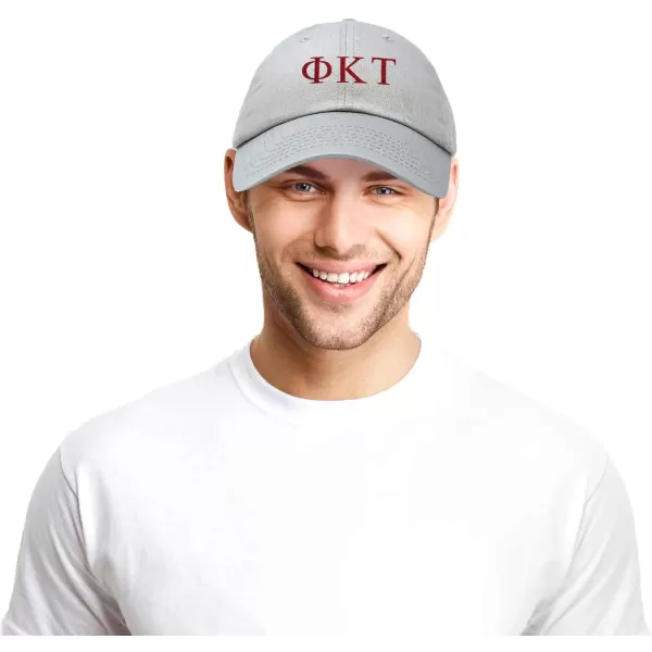 DALIX Phi Kappa Tau Greek Letters Ball Cap Embroidered Hat