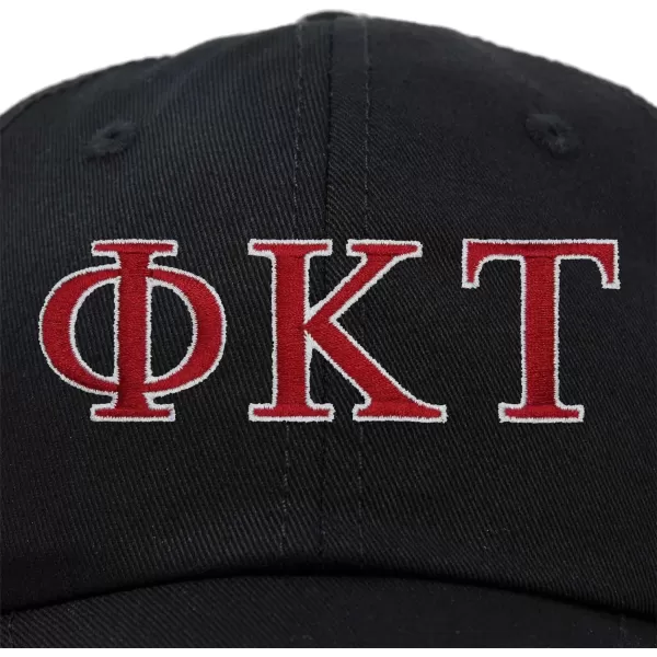 DALIX Phi Kappa Tau Greek Letters Ball Cap Embroidered Hat