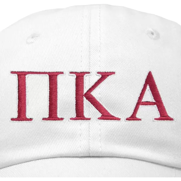 DALIX Pi Kappa Alpha Greek Letters Ball Cap Embroidered Hat