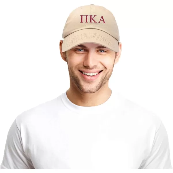 DALIX Pi Kappa Alpha Greek Letters Ball Cap Embroidered Hat