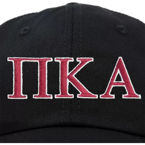 DALIX Pi Kappa Alpha Greek Letters Ball Cap Embroidered Hat