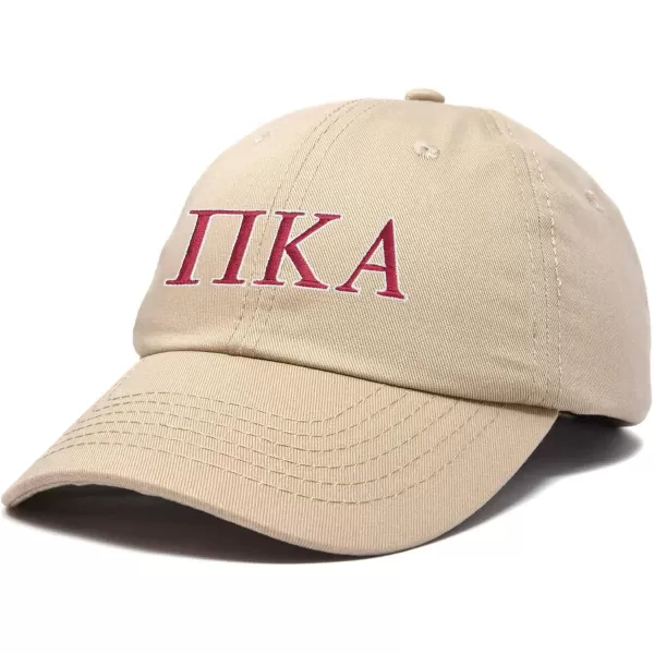 DALIX Pi Kappa Alpha Greek Letters Ball Cap Embroidered Hat