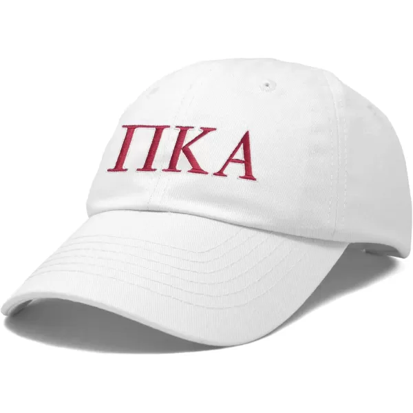 DALIX Pi Kappa Alpha Greek Letters Ball Cap Embroidered Hat